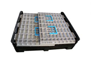 Cajas de palets de plástico con tapa