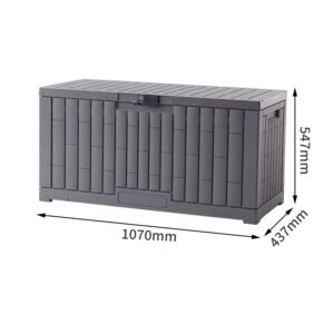 Caja de almacenamiento para exteriores