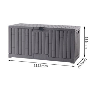 Caja de almacenamiento para exteriores